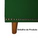 Cabeceira mais Calçadeira Casal Queen 160cm Para Cama Box Diana Suede Verde - Dellas Store