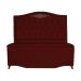 Cabeceira mais Calçadeira Casal Queen 160cm Para Cama Box Greta Suede Bordô - DS Estofados