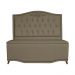 Cabeceira mais Calçadeira Casal Queen 160cm Para Cama Box Greta Suede Capuccino - DS Estofados