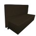 Cabeceira mais Calçadeira Casal Queen Juliana 160cm Para Cama Box Suede Marrom - DS Estofados