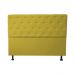 Cabeceira mais Calçadeira Casal Queen Juliana 160cm Para Cama Box Suede Mostarda - DS Estofados