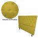 Cabeceira mais Calçadeira Casal Queen Juliana 160cm Para Cama Box Suede Mostarda - DS Estofados
