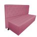 Cabeceira mais Calçadeira Casal Queen Juliana 160cm Para Cama Box Suede Rosa - DS Estofados