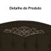 Cabeceira mais Calçadeira Solteiro 90cm Para Cama Box Greta Suede Marrom - DS Estofados