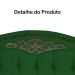 Cabeceira mais Calçadeira Solteiro 90cm Para Cama Box Greta Suede Verde - DS Estofados