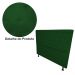 Cabeceira mais Calçadeira Solteiro Juliana 90cm Para Cama Box Suede Verde - DS Estofados