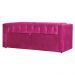 Calçadeira Báu Emma Casal Queen Veludo Luxo Pink - DS Estofados