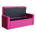 Calçadeira Báu Emma Casal Queen Veludo Luxo Pink - DS Estofados