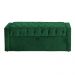 Calçadeira Báu Emma Casal Super King Veludo Luxo Verde - DS Estofados