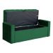 Calçadeira Báu Emma Casal Super King Veludo Luxo Verde - DS Estofados