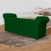 Calçadeira Baú Casal 140 cm Cancun Suede Verde - DS Estofados