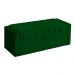 Calçadeira Baú Para Cama Box Casal Emma Suede Verde - DS Estofados