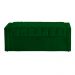Calçadeira Baú Para Cama Box Casal Emma Suede Verde - DS Estofados