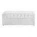 Calçadeira Baú Para Cama Box Casal Queen Emma Suede Branco - DS Estofados