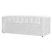 Calçadeira Baú Para Cama Box Casal Queen Emma Suede Branco - DS Estofados