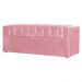 Calçadeira Baú Para Cama Box Casal Queen Emma Suede Rosa - DS Estofados