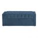Calçadeira Baú Para Cama Box Casal Super King Emma Suede Azul Royal - DS Estofados