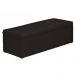 Calçadeira Casal Baú 160cm Toskana Suede Marrom - DS Estofados