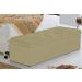 Calçadeira Casal Baú 190cm Toskana Suede Bege - DS Estofados