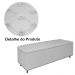 Calçadeira Recamier Baú Casal King 195cm Diana Suede Branco  - Dellas Store
