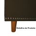 Calçadeira Recamier Baú Casal King 195cm Diana Suede Marrom  - Dellas Store