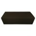 Calçadeira Recamier Baú Casal King 195cm Eva Suede Marrom