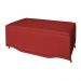 Calçadeira Recamier Baú Casal King 195cm Greta Suede Vermelho - DS Estofados