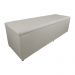 Calçadeira Recamier Baú Casal Queen 160cm Juliana Para Cama Box Suede Bege - DS Estofados