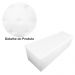 Calçadeira Recamier Baú Solteiro 90cm Juliana Para Cama Box Suede Branco - DS Estofados