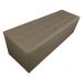 Calçadeira Recamier Baú Solteiro 90cm Juliana Para Cama Box Suede Capuccino - DS Estofados