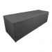 Calçadeira Recamier Baú Solteiro 90cm Juliana Para Cama Box Suede Cinza - DS Estofados