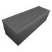 Calçadeira Recamier Baú Solteiro 90cm Juliana Para Cama Box Suede Cinza - DS Estofados