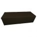 Calçadeira Recamier Baú Solteiro 90cm Juliana Para Cama Box Suede Marrom - DS Estofados