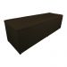 Calçadeira Recamier Baú Solteiro 90cm Juliana Para Cama Box Suede Marrom - DS Estofados