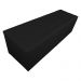 Calçadeira Recamier Baú Solteiro 90cm Juliana Para Cama Box Suede Preto - DS Estofados