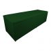 Calçadeira Recamier Baú Solteiro 90cm Juliana Para Cama Box Suede Verde - DS Estofados