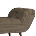 Calçadeira Recamier Sienna Super King Linho Cacau 