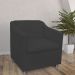 Combo 02 Poltronas Decorativa Tilla Pés Cromados Suede Preto - DS Estofados