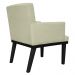 Combo 02 Poltronas Vitória Sala e Recepção Com Base de Madeira Suede Bege - DS Estofados