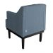 Kit 02 Poltronas Decorativa Clássica Linho Diversas Azul