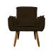Kit 02 Poltronas Decorativa Emília Plus Suede Diversas Cores - Ds Móveis