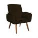Kit 02 Poltronas Decorativa Emília Plus Suede Diversas Cores - Ds Móveis