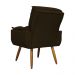 Kit 02 Poltronas Decorativa Emília Plus Suede Diversas Cores - Ds Móveis