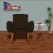 Kit 02 Poltronas Decorativa Emília Plus Suede Diversas Cores - Ds Móveis