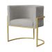 Kit 02 Poltronas Decorativa Luana Linho Bege