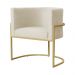 Kit 02 Poltronas Decorativa Luana Luxo Veludo Bege