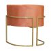 Kit 02 Poltronas Decorativa Luana Luxo Veludo Terracota