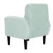 Kit 02 Poltronas Decorativa Luiza Para Escritório Veludo Acqua - DS Estofados