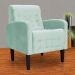 Kit 02 Poltronas Decorativa Luiza Para Escritório Veludo Acqua - DS Estofados