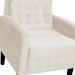 Kit 02 Poltronas Decorativa Luiza Para Escritório Veludo Bege - DS Estofados